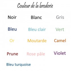 couleur broderie