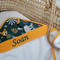 Cape de bain personnalisée - Les trésors de Clémence