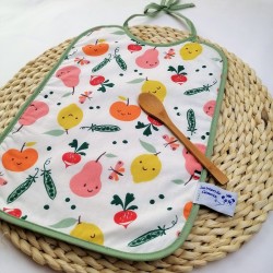 Grand bavoir à nouer personnalisé - Les trésors de Clémence