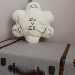 coussin de naissance personnalisé