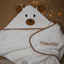 Cape de bain ours - Les trésors de Clémence