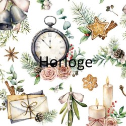 Nœud Noël personnalisé - Les trésors de Clémence