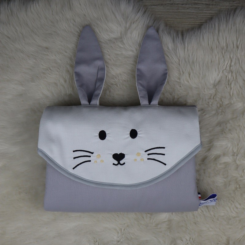 tapis à langer nomade lapin